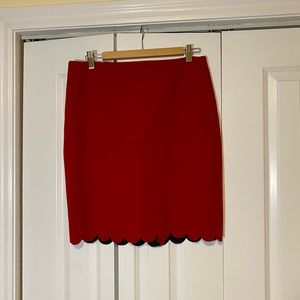 Fun scallop edge skirt from banana republic